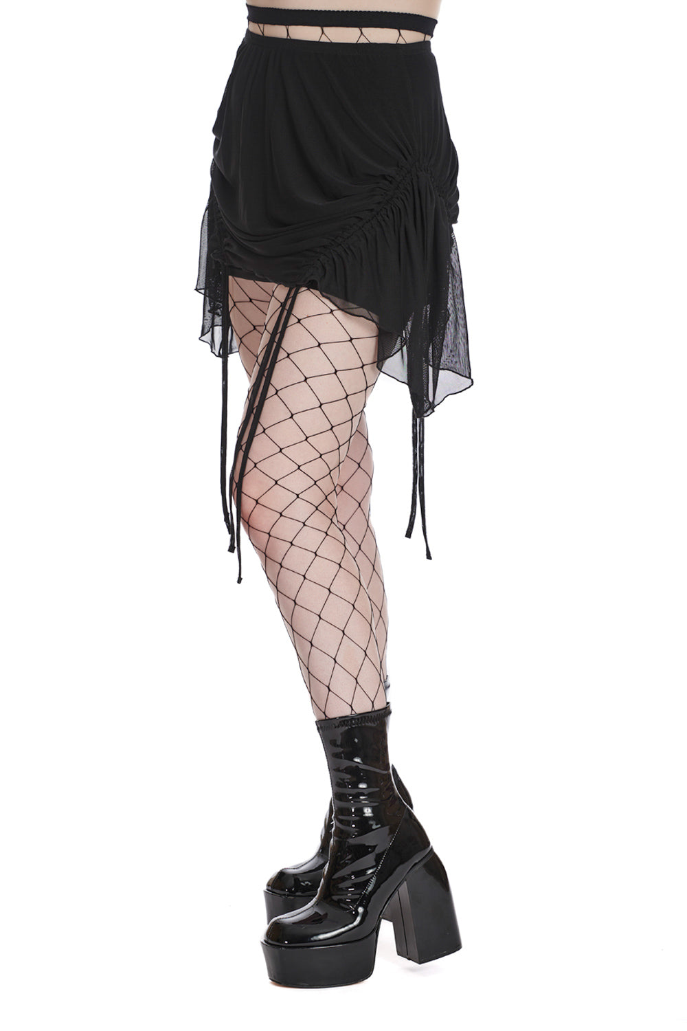 Banned Tattered Threads Mesh Mini Skirt - Kate's Clothing