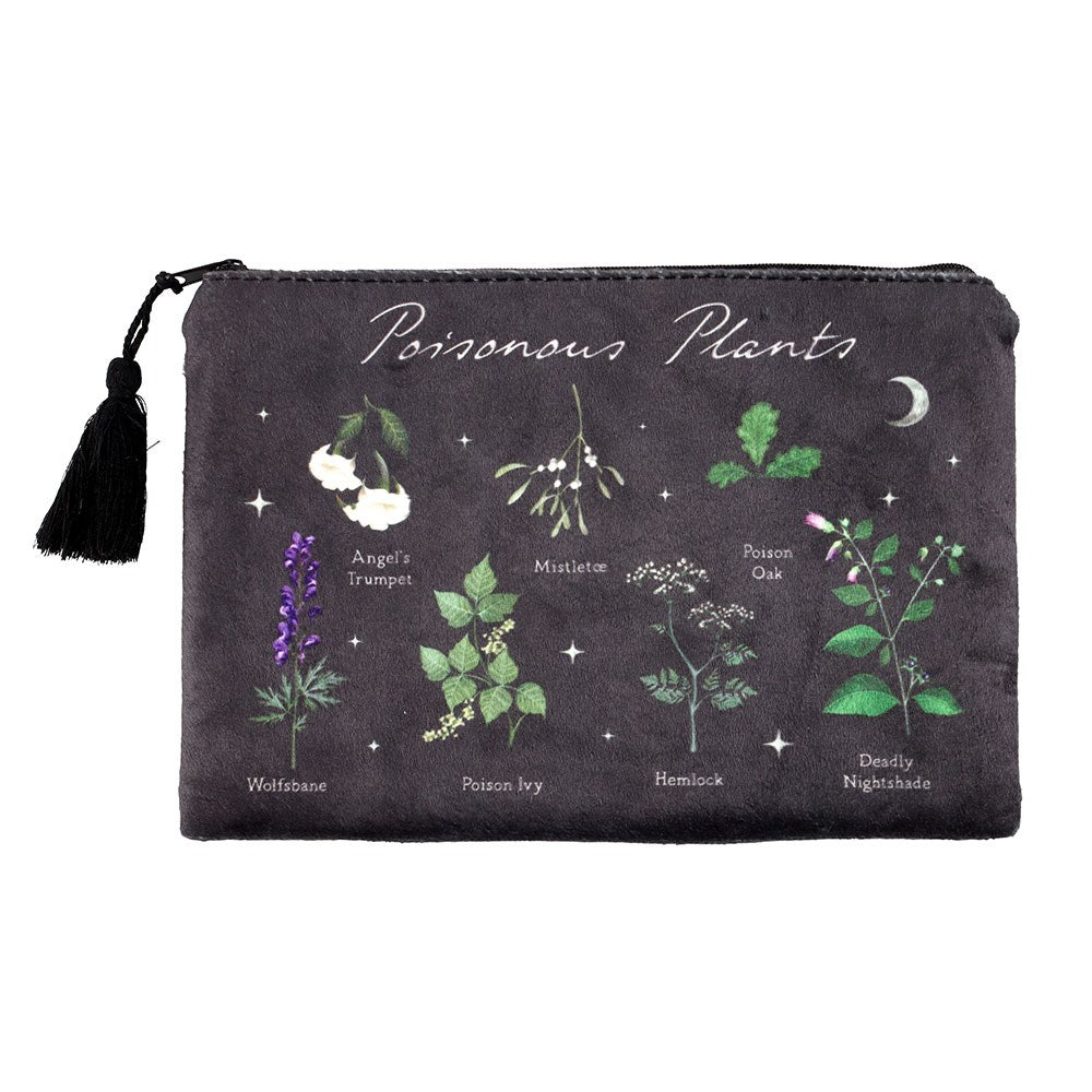 Gothic Gifts Poisonous Plants Makeup Bag