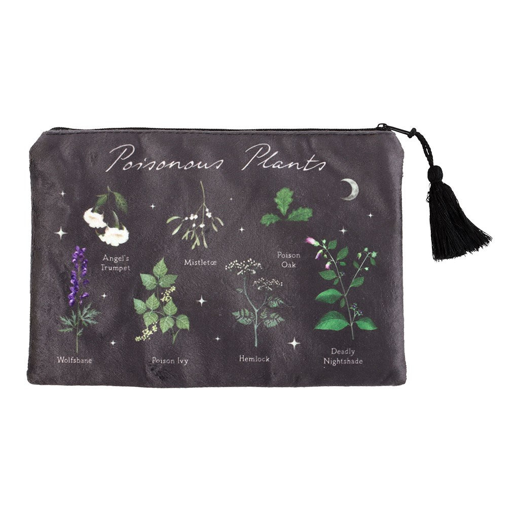 Gothic Gifts Poisonous Plants Makeup Bag