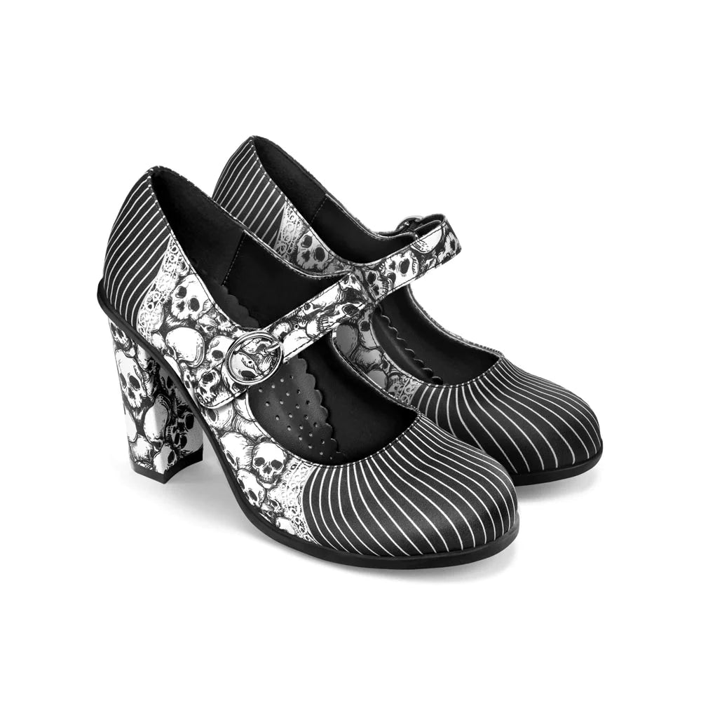 Hot Chocolate Victorian High Heels Mary Jane Pump - Kate's Clothing