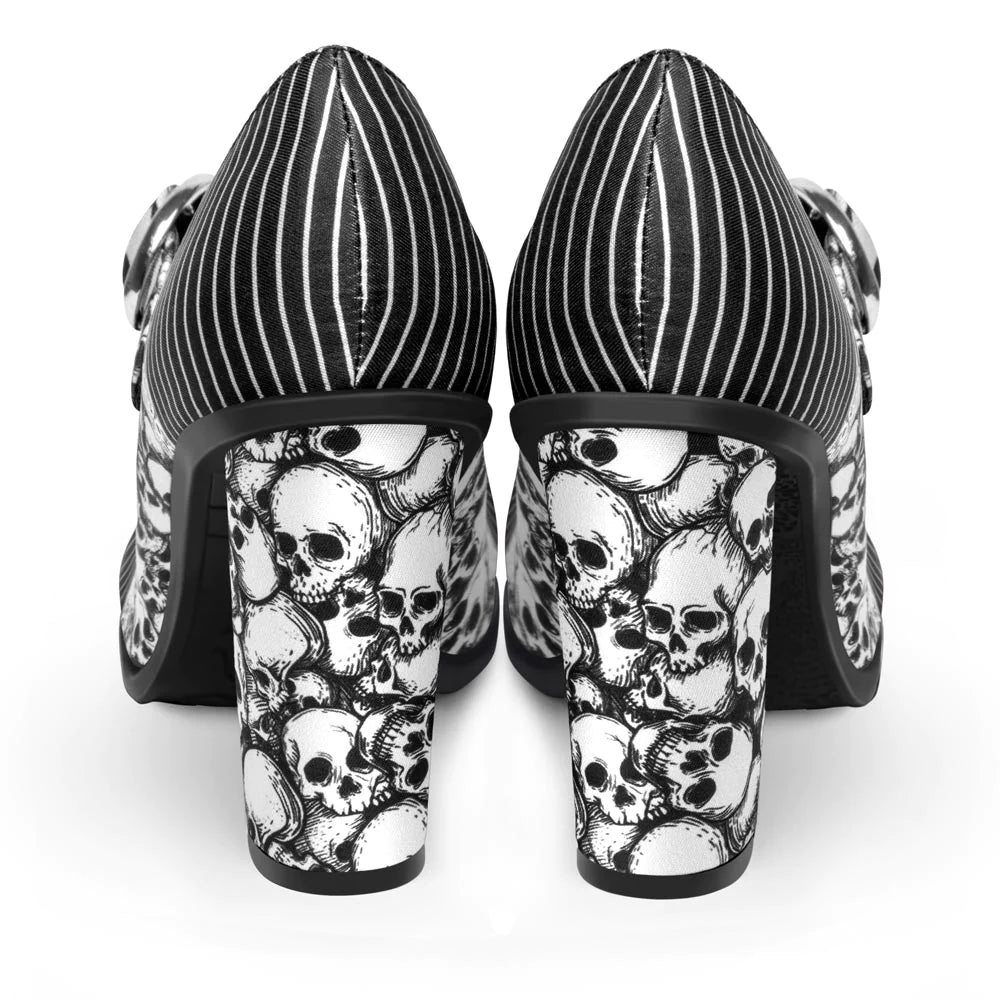 Hot Chocolate Victorian High Heels Mary Jane Pump - Kate's Clothing