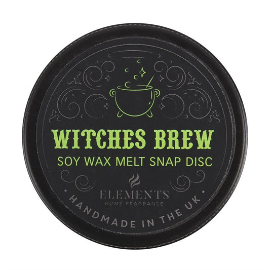 Gothic Gifts Witches Brew Soy Wax Snap Disc