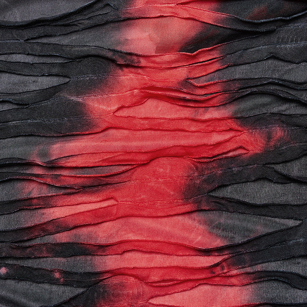 Punk Rave Ebril Red and Black Distressed Look Maxi Dress - Kate's Clothing