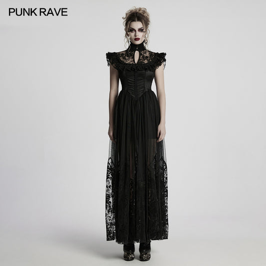 Punk Rave Seraphina Goth Flying Sleeve Dress