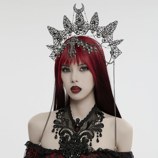 Punk Rave Nicandra Gothic Skull Crown - Kate's Clothing