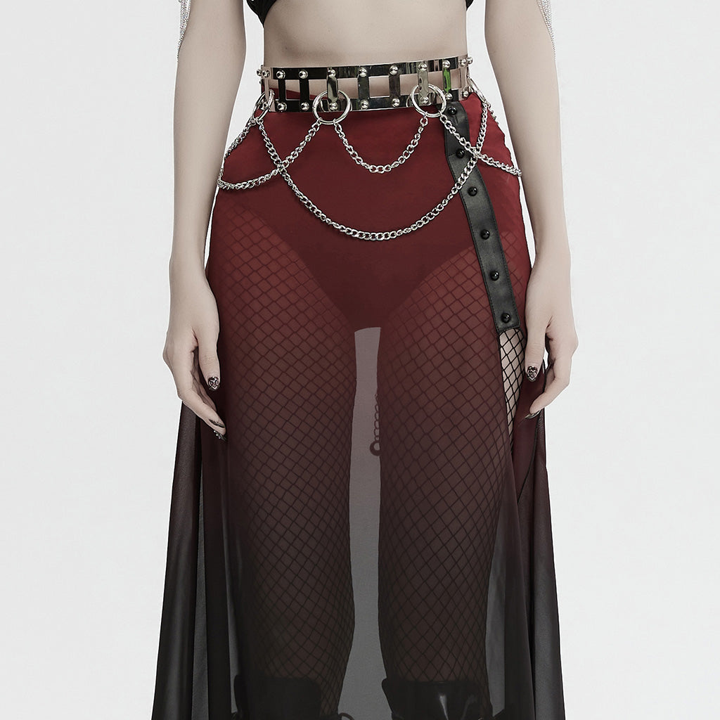 Punk Rave Estrel Metal Rivet Belt