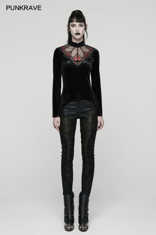 Punk Rave Belladonna Demon’s Hand Velvet T-Shirt