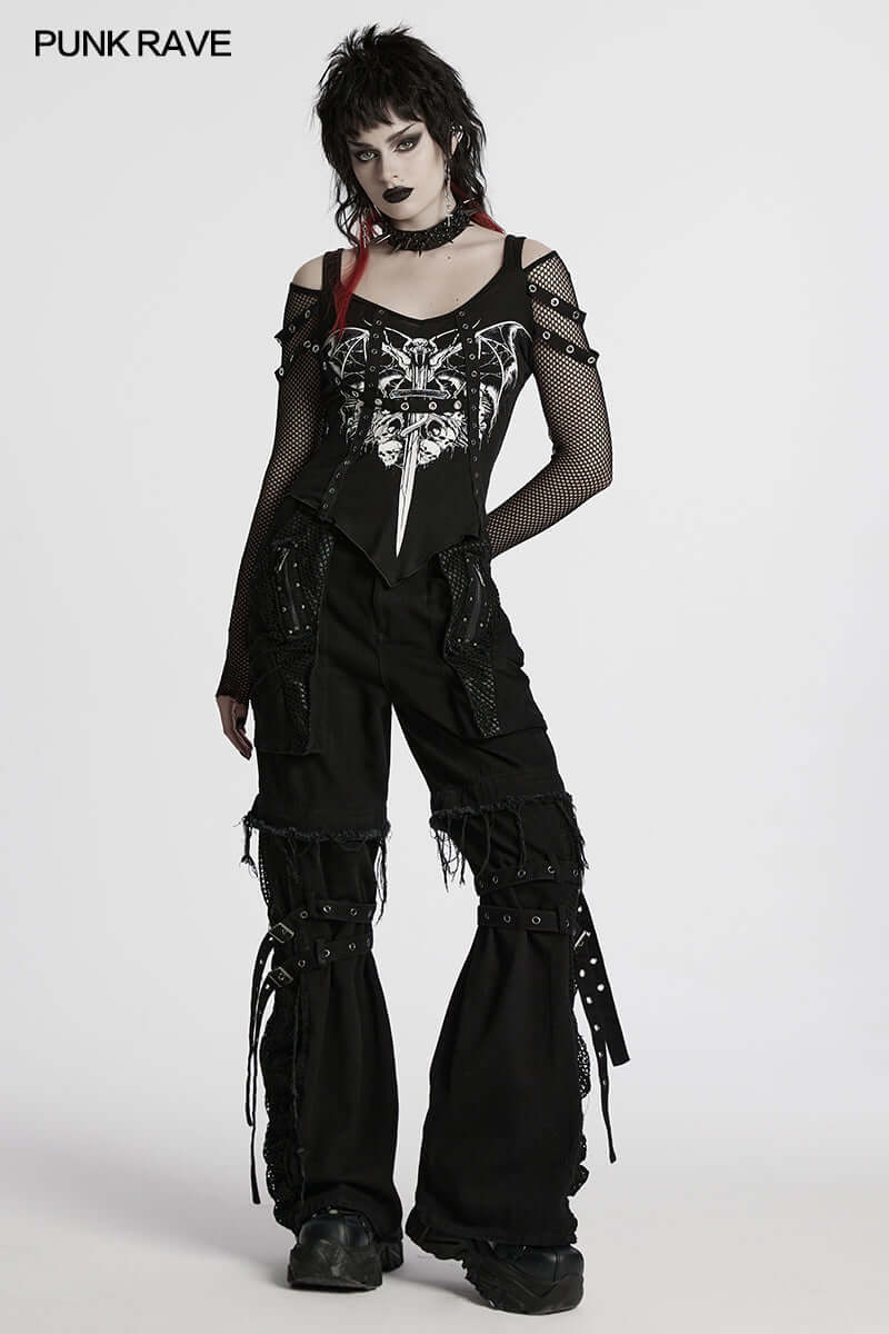 Punk Rave Vonda Printed T-Shirt - Kate's Clothing