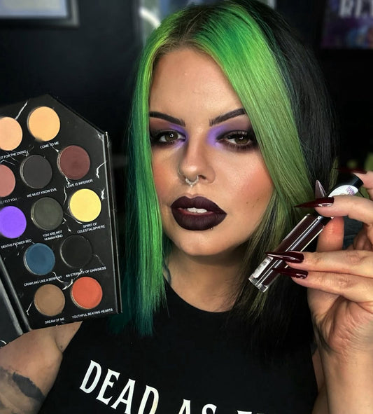 Radioactive Unicorn A Violent Death Goth Black Liquid Lipstick