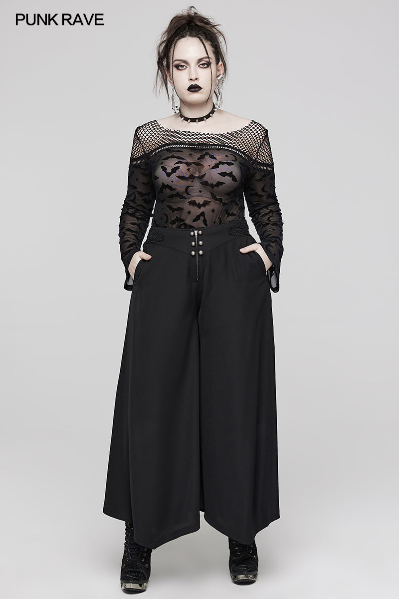 Punk Rave Yassah Culottes Trousers - Kate's Clothing