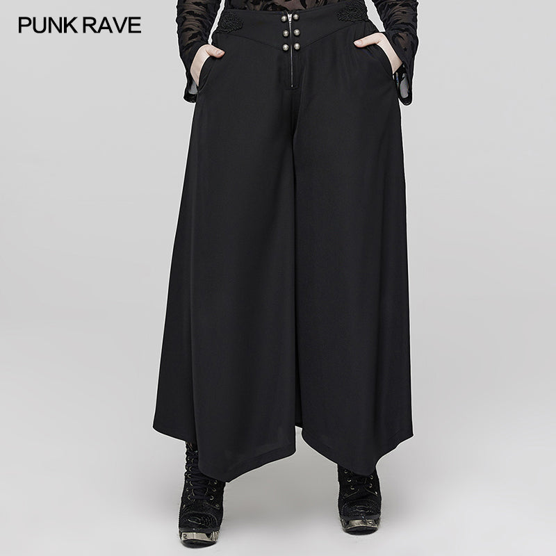 Punk Rave Yassah Culottes Trousers - Kate's Clothing