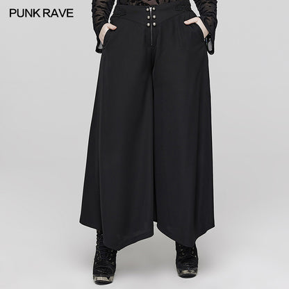 Punk Rave Yassah Culottes Trousers - Kate's Clothing
