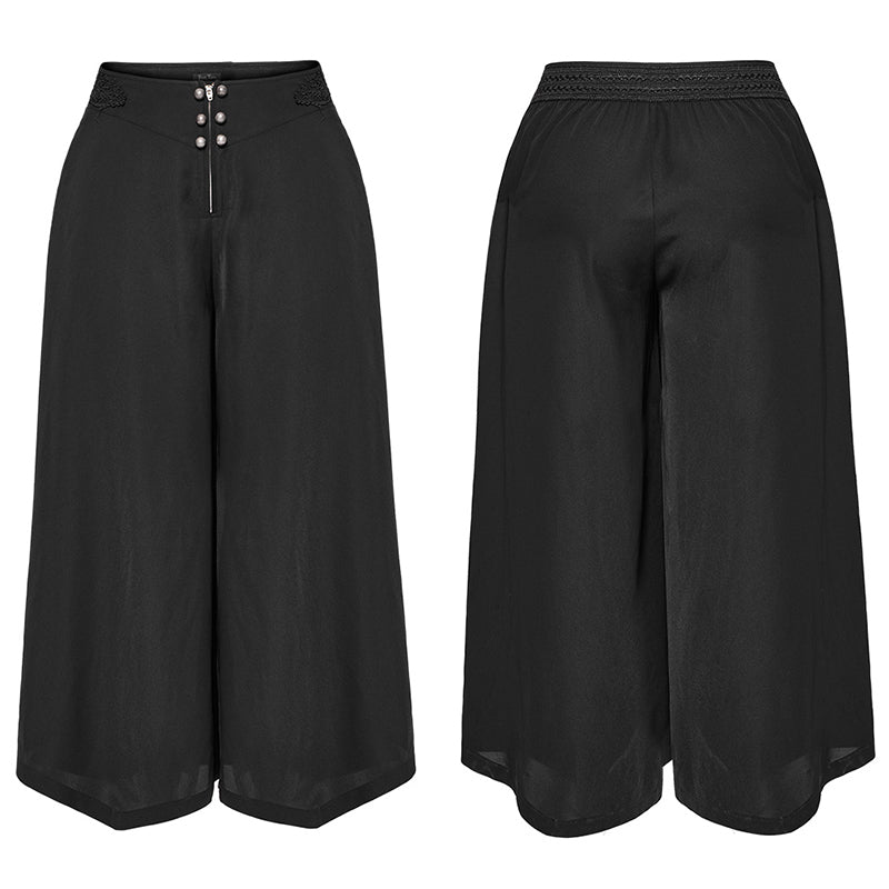 Punk Rave Yassah Culottes Trousers - Kate's Clothing