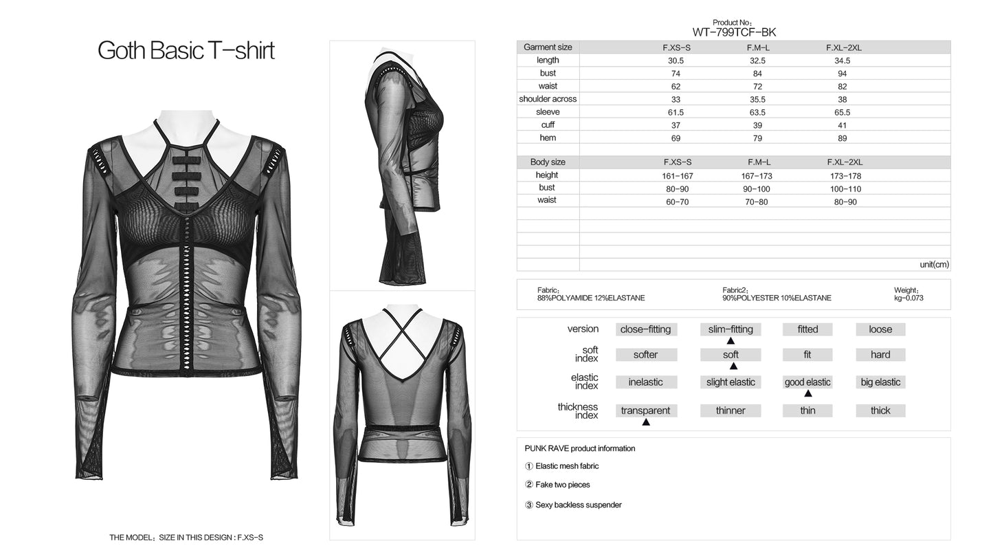 Punk Rave Zaria Top - Kate's Clothing