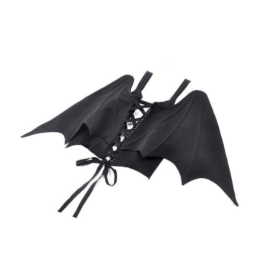 Dark in Love Vespertilio Vest with Bat Wings - Kate's Clothing