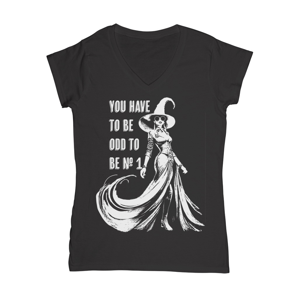 You Have to be Odd to be No. 1 V-Neck T-Shirt - Kate's Clothing