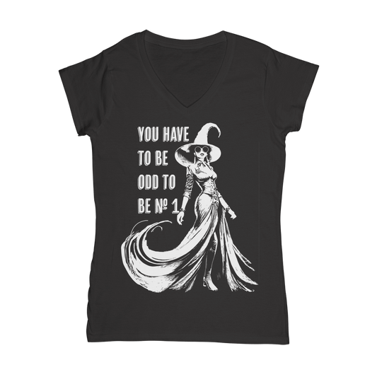 You Have to be Odd to be No. 1 V-Neck T-Shirt - Kate's Clothing