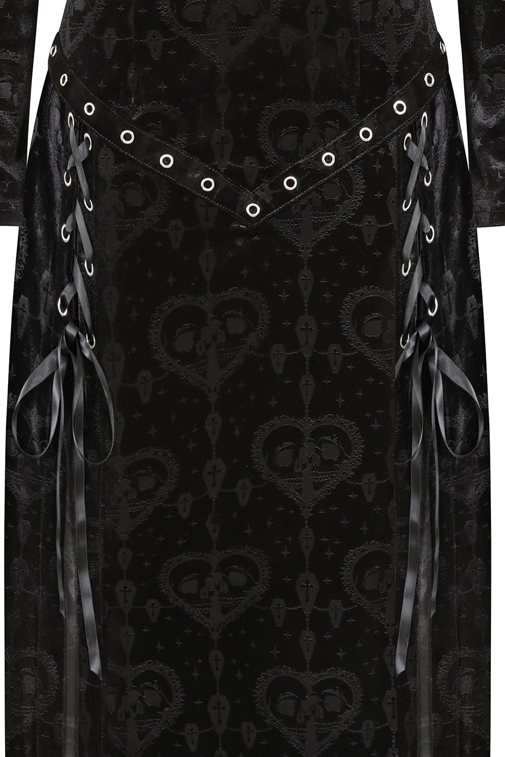 long gothic velvet dress by Banned