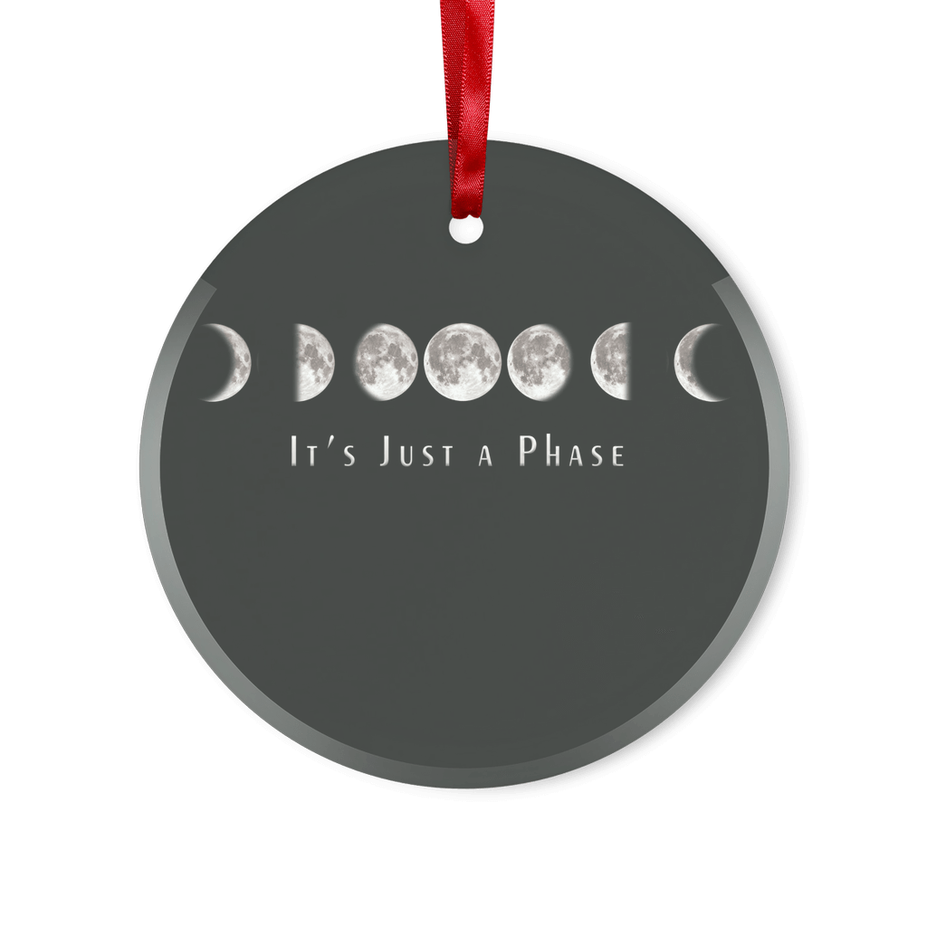 Just a Phase Homeware Glass Hanging Ornament - Kate's Clothing