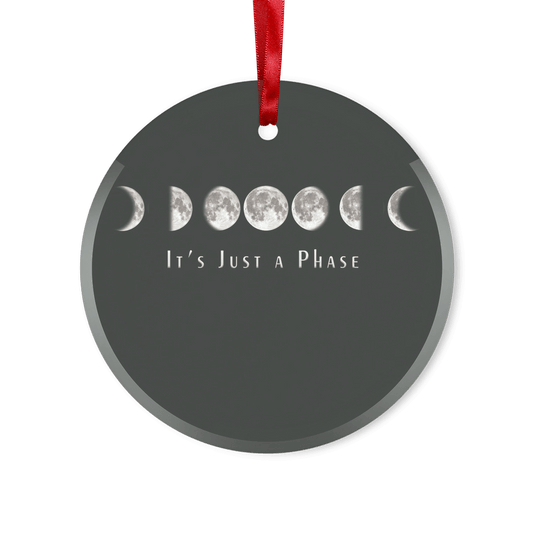 Just a Phase Homeware Glass Hanging Ornament - Kate's Clothing