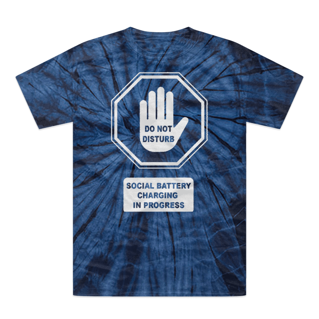 Do Not Disturb Tonal Spider Tie-Dye T-Shirt