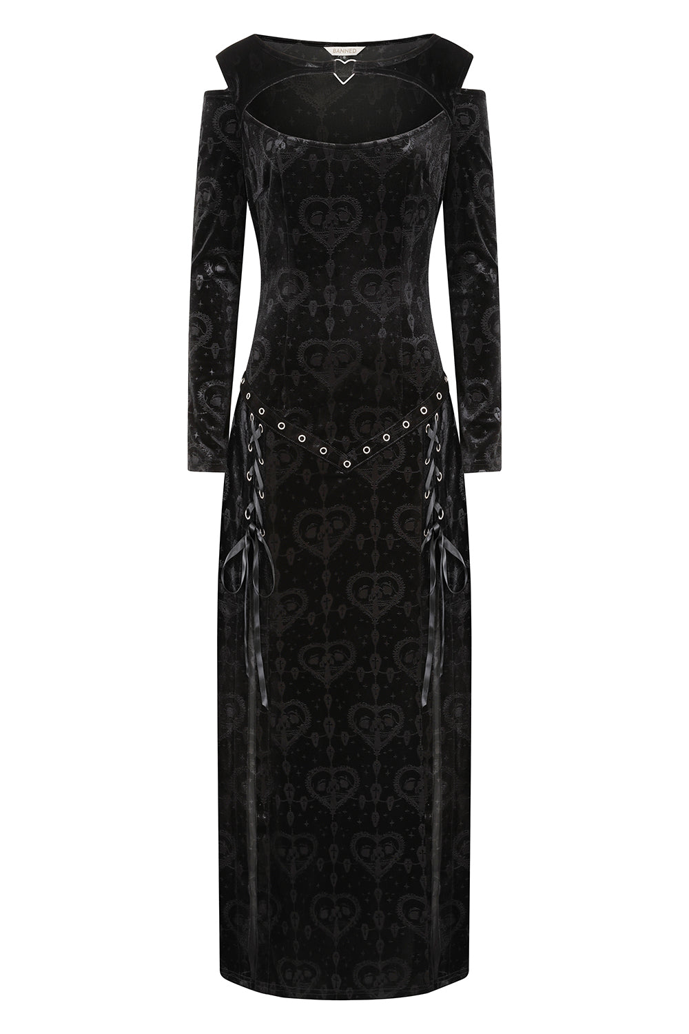 Banned Amara gothic dress front view