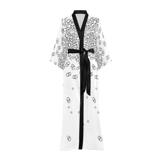 Really Tumbling skulls Black and White Robe