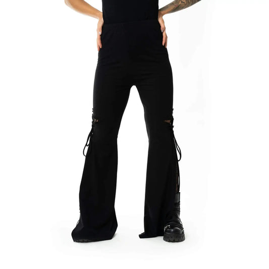 Innocent Lifestyle Ladies Birdie Long Leg Pants in Black - Kate's Clothing