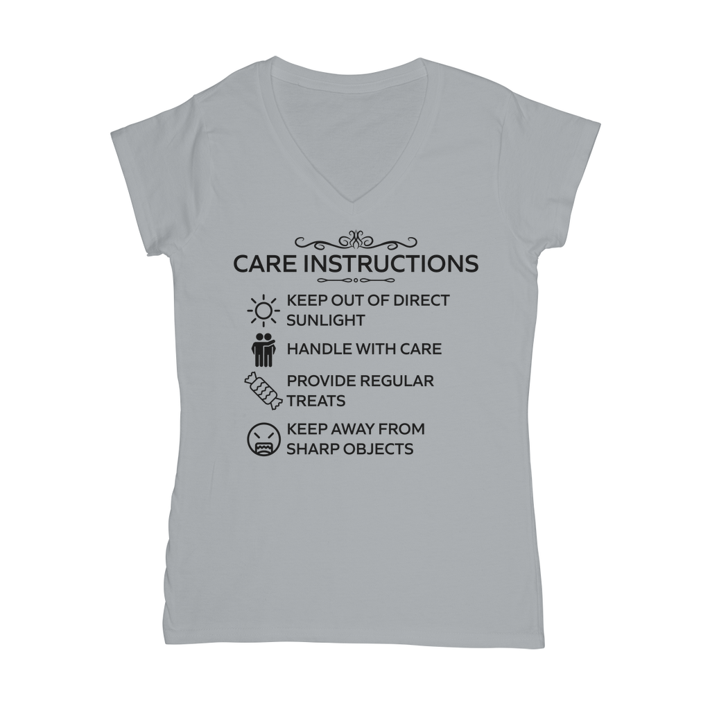 Cheeky self-care slogan tee in classic feminine fit
