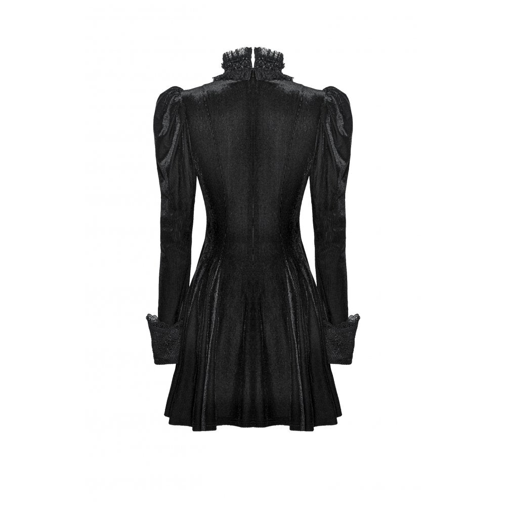 Dark in Love Inez Dark Elegant Velvet Lace Gown
