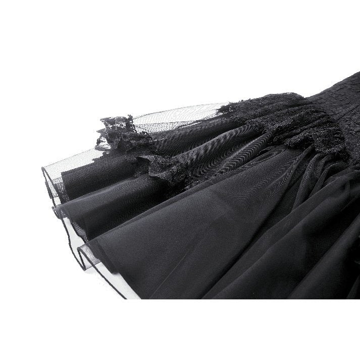 Dark in Love Calantha Tulle and Lace Trim Dress - Kate's Clothing