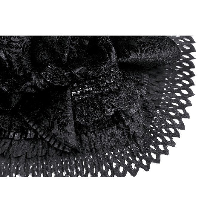 Dark in Love Fia Velvet Bonnet with Cat Ears - Kate's Clothing