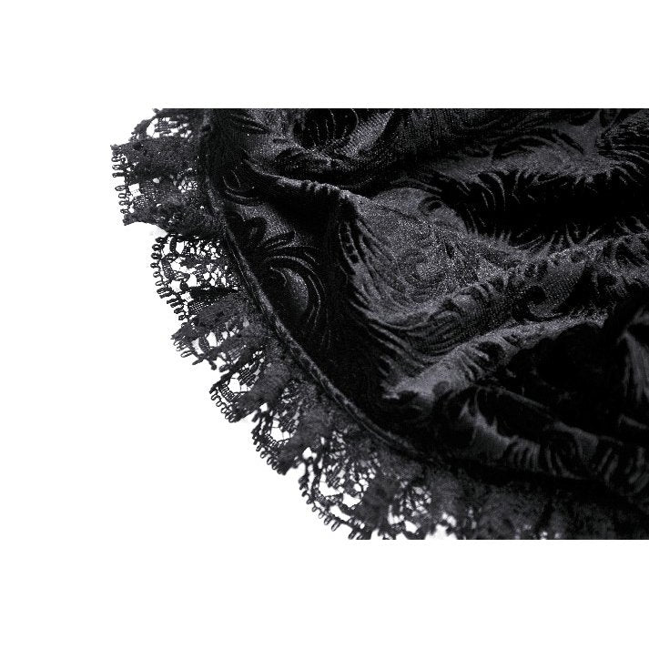 Dark in Love Fia Velvet Bonnet with Cat Ears - Kate's Clothing