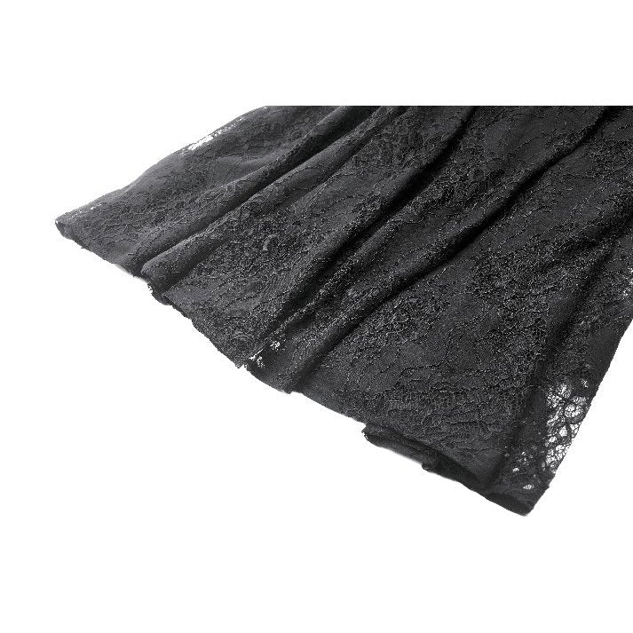 Dark in Love Vampiress Royal Velvet and Lace Maxi Dress