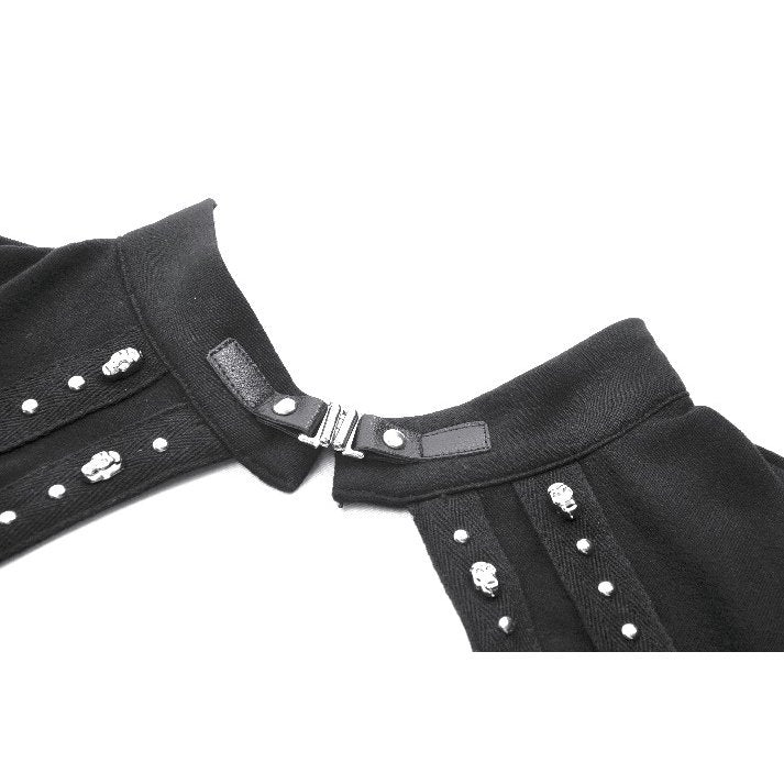 Dark in Love Seraphine Lace Off-Shoulder Goth Bodysuit in Black