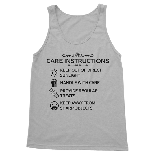 Funny self-care vest top for women