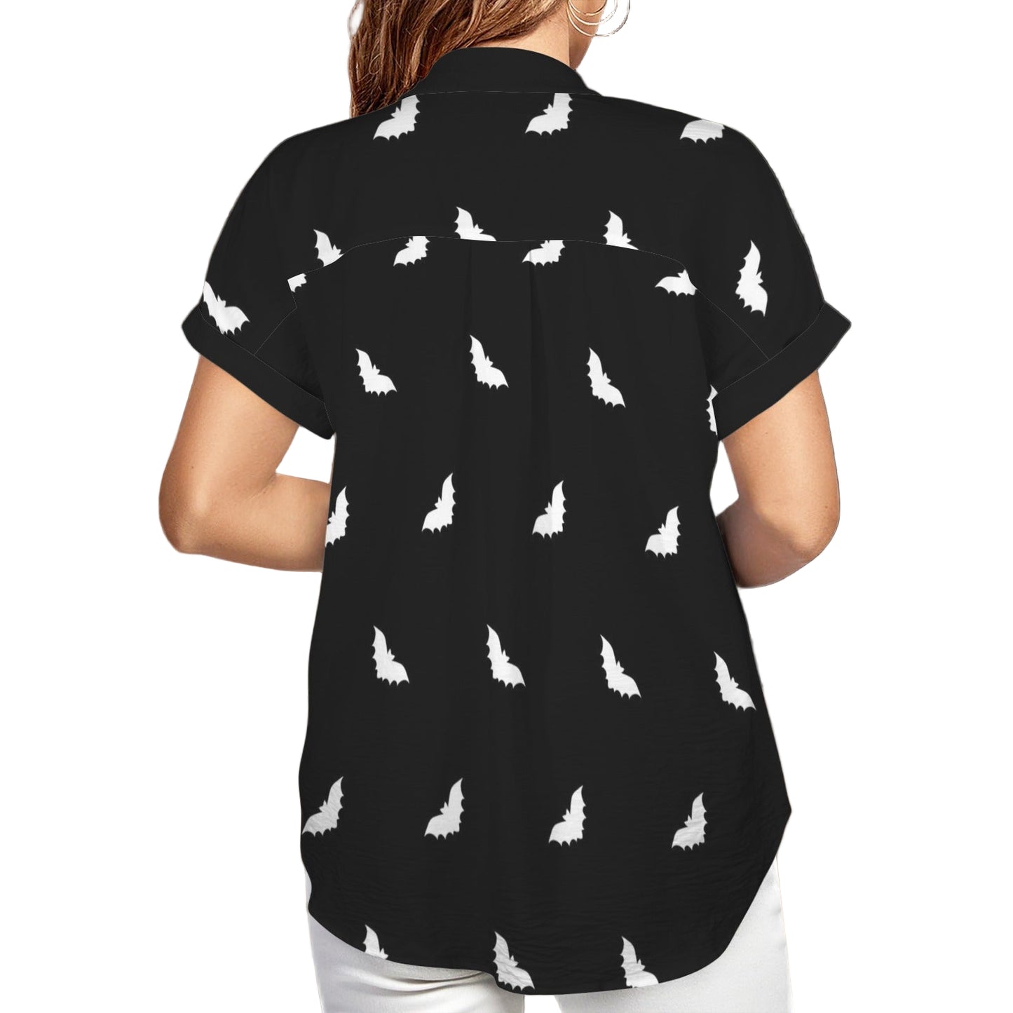 ANTIBrand “Bats on Repeat” short sleeve gothic shirt