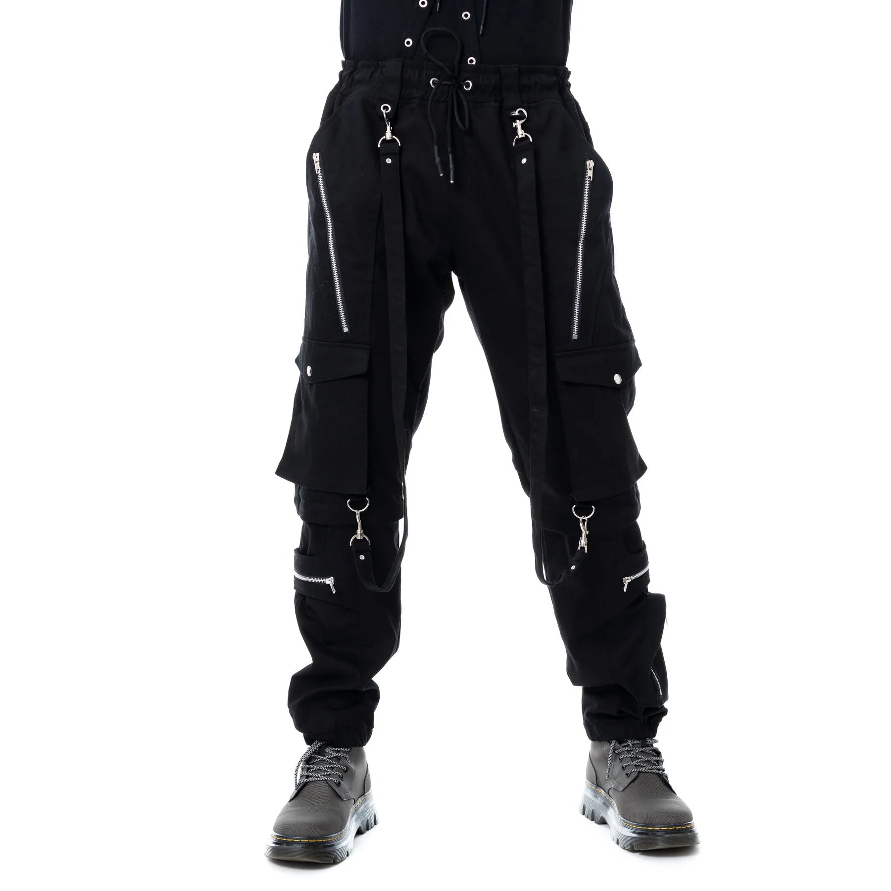 Vixxsin Halston Mens Cargo Pants – Black Alternative
