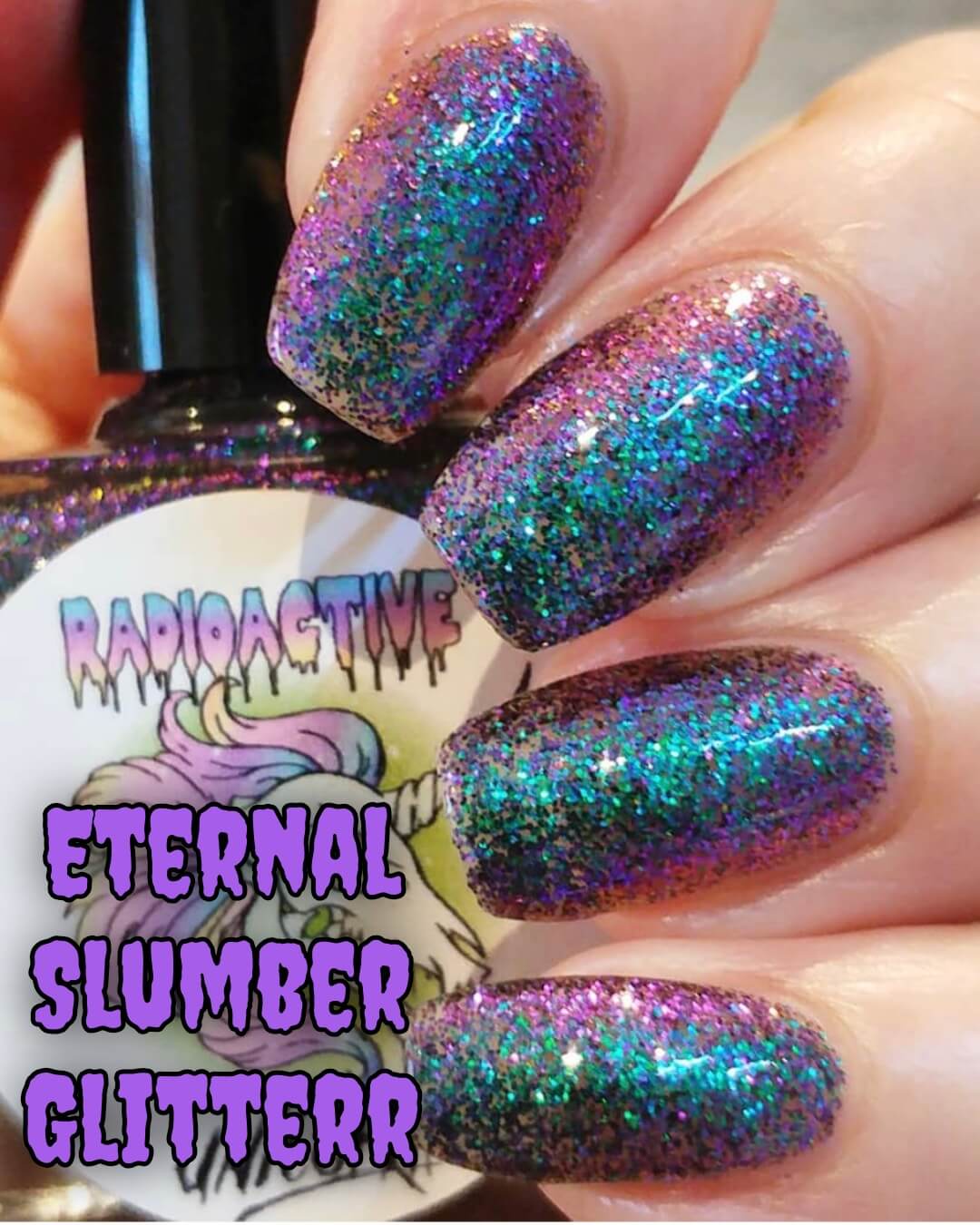 Radioactive Unicorn Eternal Slumber Glitter - Kate's Clothing