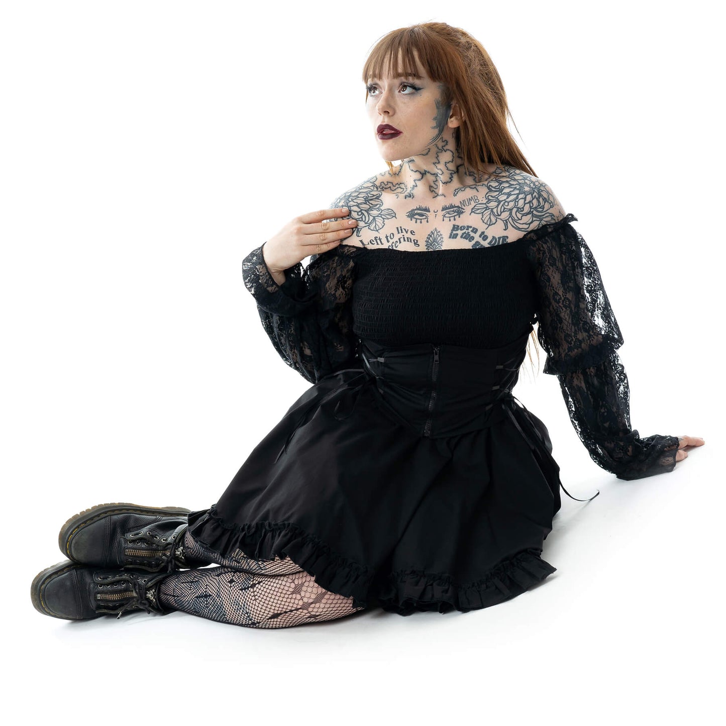 Poizen Industries Kabibi Ladies Dress in Black - Kate's Clothing
