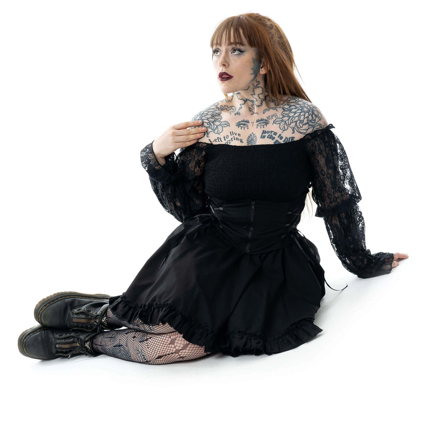 Poizen Industries Kabibi Ladies Dress in Black - Kate's Clothing