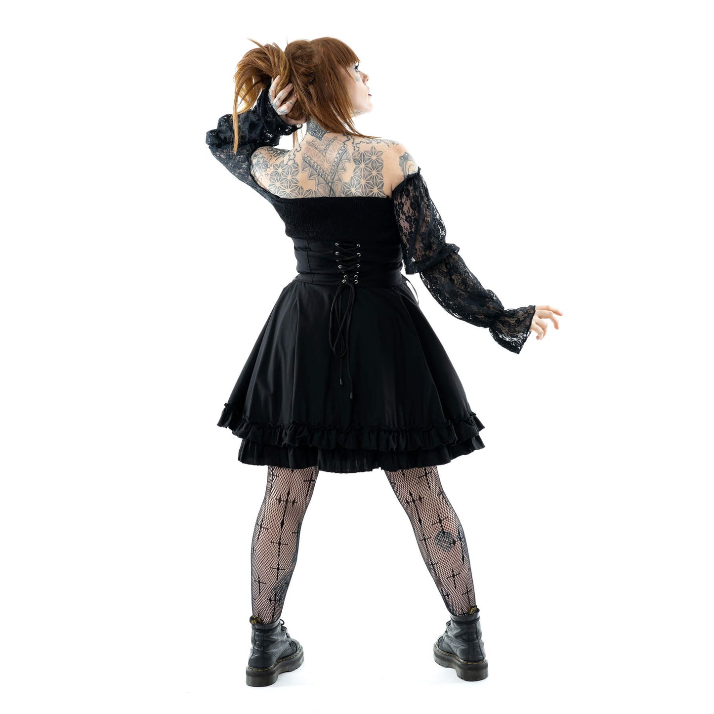 Poizen Industries Kabibi Ladies Dress in Black - Kate's Clothing