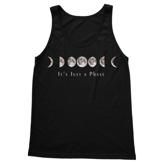Sleeveless top featuring lunar cycle design