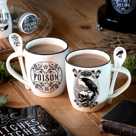 Alchemy Gothic Poison Mug & Spoon Set