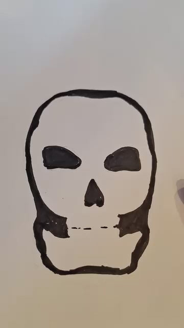 Explaining the Design Process Behind the Tumbling Skulls Print