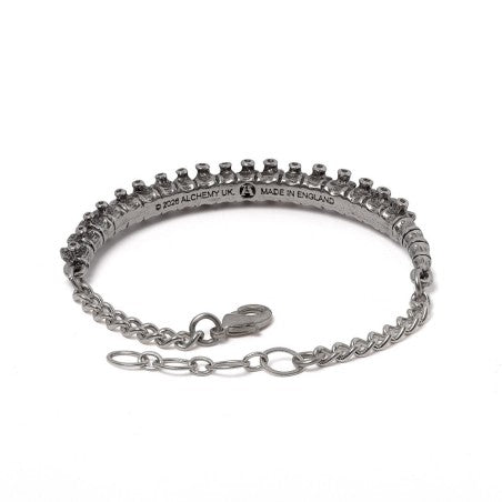 Alchemy Gothic Spine Bracelet Fine Pewter Anatomical Skeletal Occult Jewellery