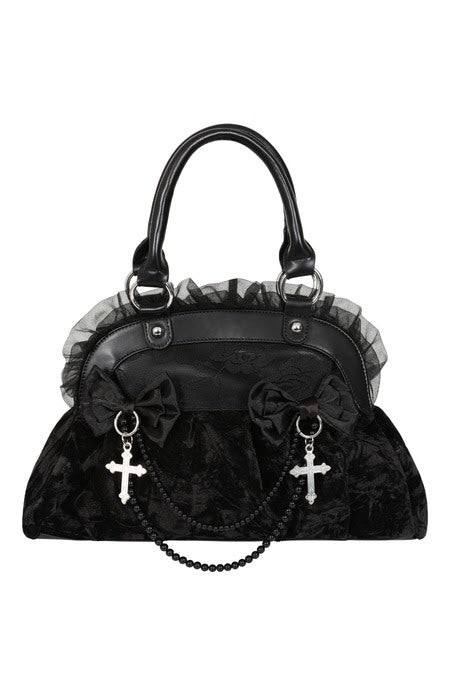 Banned Apparel Sanctum Velvet Bag