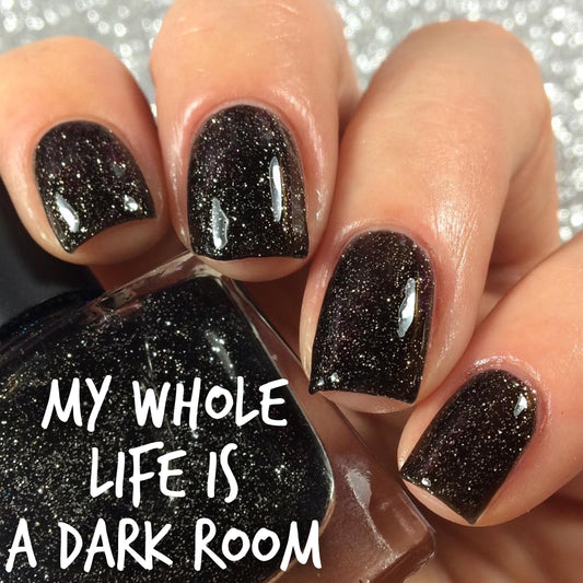 Radioactive Unicorn My Whole Life Is A Dark Room Nail Polish - Kate's Clothing