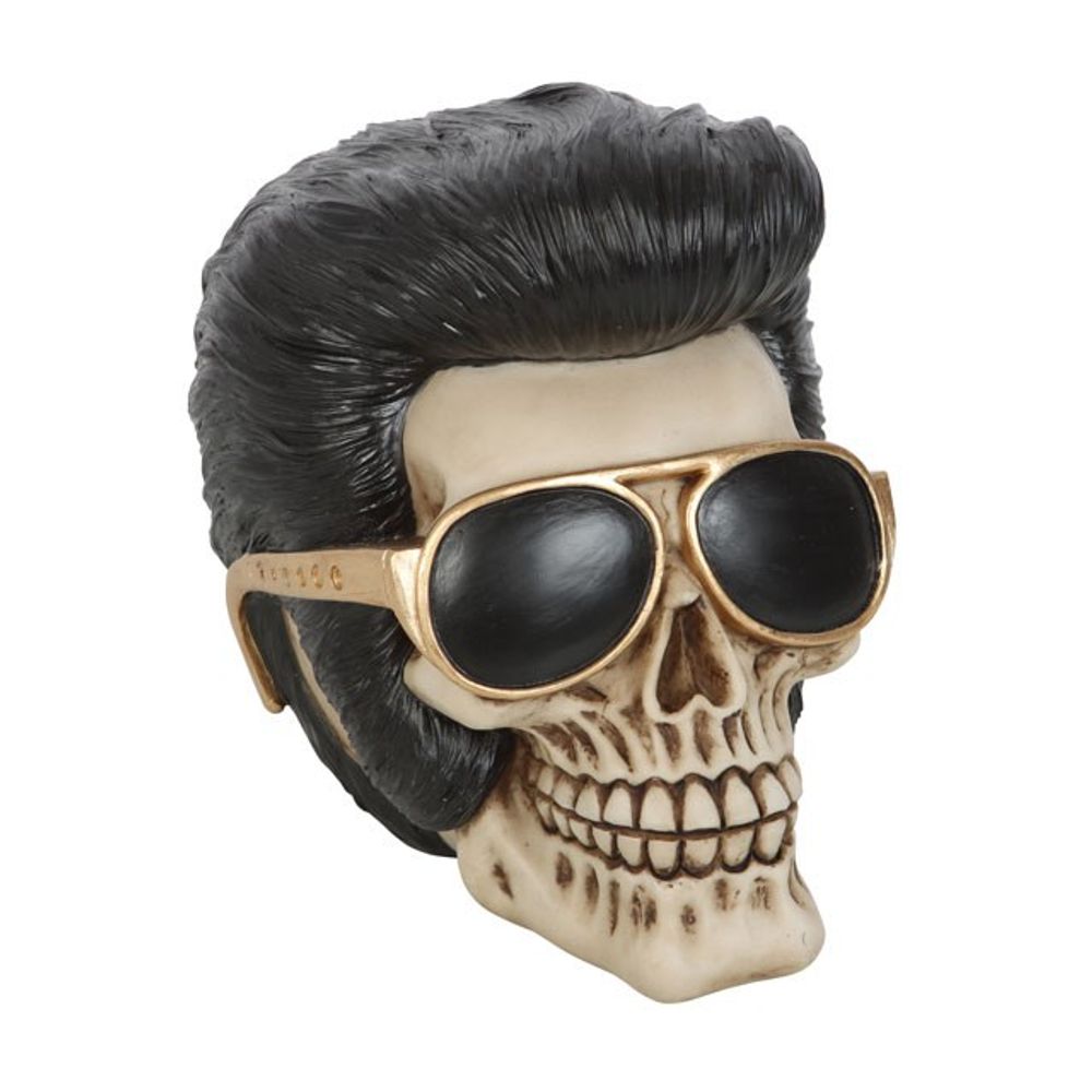 Rockstar Skull Ornament with Sunglasses - Kate's Clothing