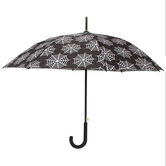 All Over Print Spiderweb Umbrella - Kate's Clothing